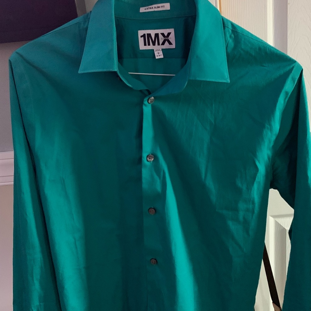 Men’s large extra slim express dress shirt